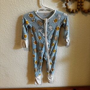 Little Sleepies- Blue Breakfast Buddies Zippy 0-3